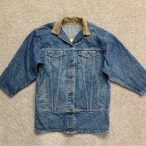 Levi's Denim Jacket with Brown Collar